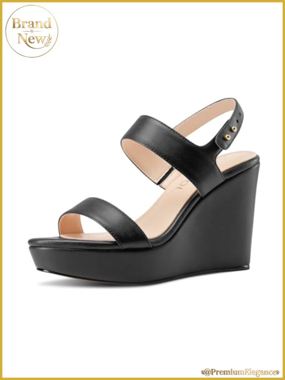 Platform Wedge Sandals Open Toe Ankle Strap High Heel Summer Dress Shoes